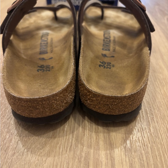 Birkenstock Brown Sandals with Contoured Footbed - Picture 4 of 4